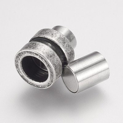 304 Stainless Steel Magnetic Clasps STAS-E144-052AS-1