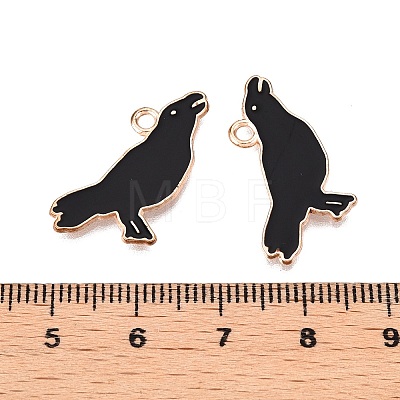 Halloween Theme Alloy Enamel Pendants X-PALLOY-N176-46-RS-1