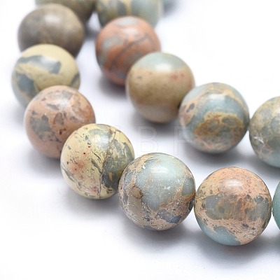 Natural Aqua Terra Jasper Beads Strands G-N0128-48F-4mm-1