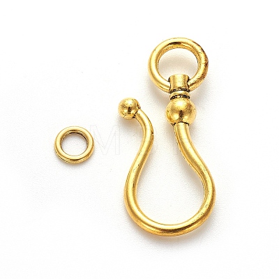 Tibetan Style S Hook Clasps LS-GLF5091Y-NF-1