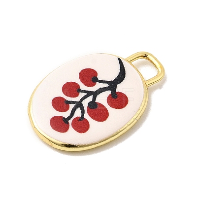 Printed Brass Pendants KK-K274-07G-19-1