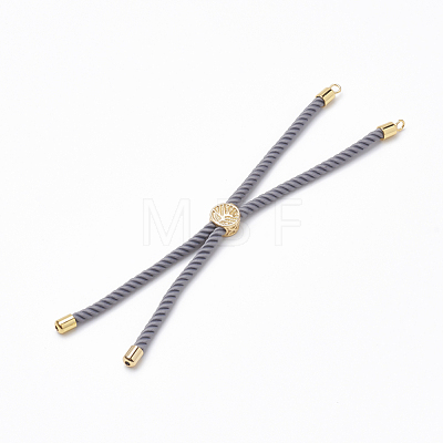 Nylon Twisted Cord Bracelet Making MAK-T003-10G-1