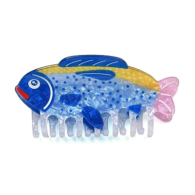 PVC Plastic Claw Hair Clips for Women Girl OHAR-D001-01A-1