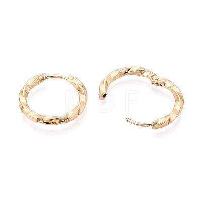 304 Stainless Steel Hoop Earrings STAS-T074-50G-1