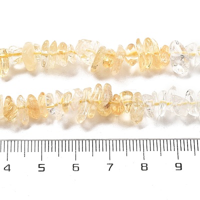 Natural Quartz Crystal & Citrine Beads Strands G-L610-A31-01-1