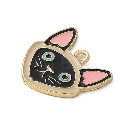 Alloy Enamel Pendants ENAM-A009-05B-G-1