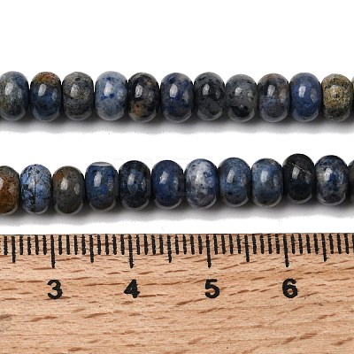 Natural Dumortierite Beads Strands G-A280-A11-01-1
