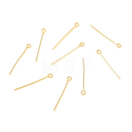 Brass Eye Pins KK-F824-113B-G-1