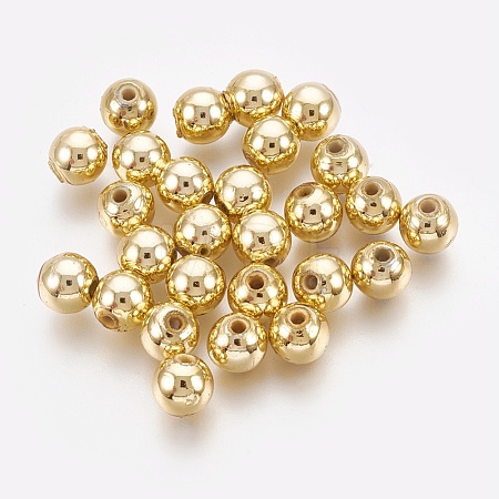 ABS Plastic Beads KY-G007-6mm-G-1