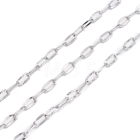 Tarnish Resistant 304 Stainless Steel Cable Chains CHS-D033-05P-01-1