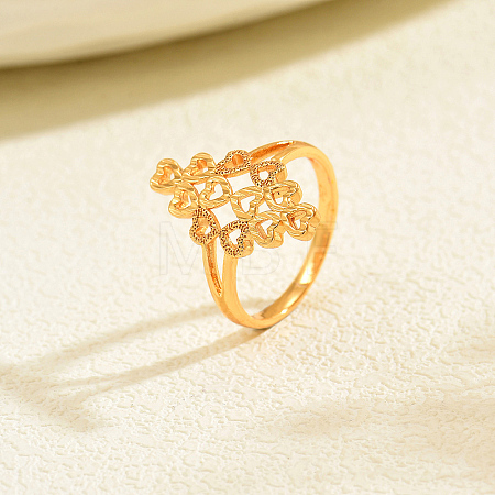 Hollow Brass Finger Rings for Women ZI1183-4-1