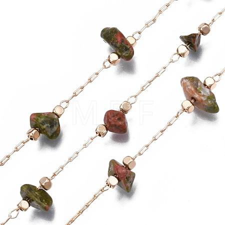 Brass Paperclip Chains CHC-N018-101-03-1