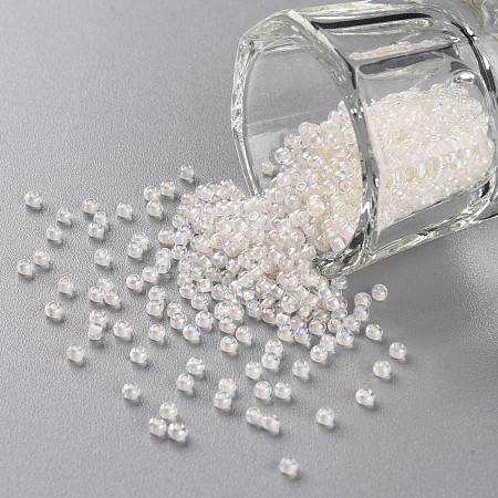 11/0 FGB Grade A Transparent Glass Seed Beads X-SEED-N001-E-436-1