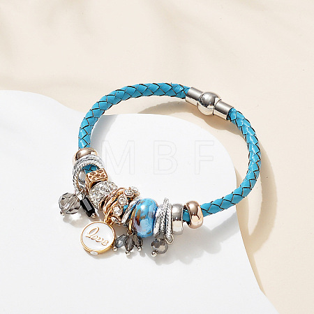 Faux Leather European Bracelets FS-WG51552-01-1