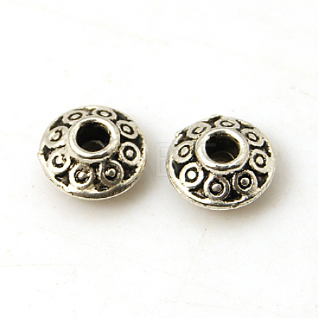 Tibetan Style Spacer Beads TIBEB-E033-AS-1