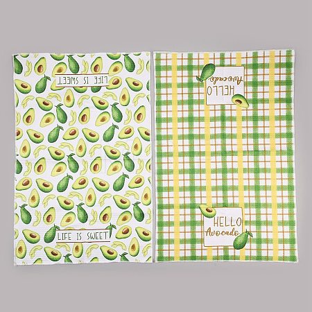 Fruits Print Polyester Kitchen Towels FB-H002-03D-1