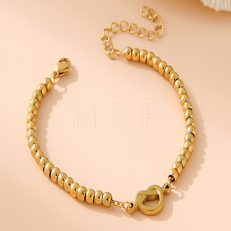 Valentine's Day 304 Stainless Steel Link Bracelets WG01C4C-04-1