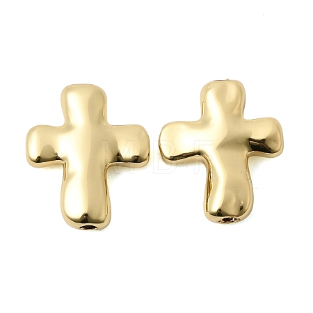 Cross Brass Beads KK-L267-05G-1