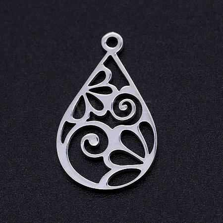 Non-Tarnish 304 Stainless Steel Pendants A-STAS-S105-JN896-1-1