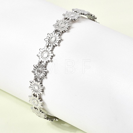 201 Stainless Steel Open Cuff Bangles for Women BJEW-Z162-02P-1