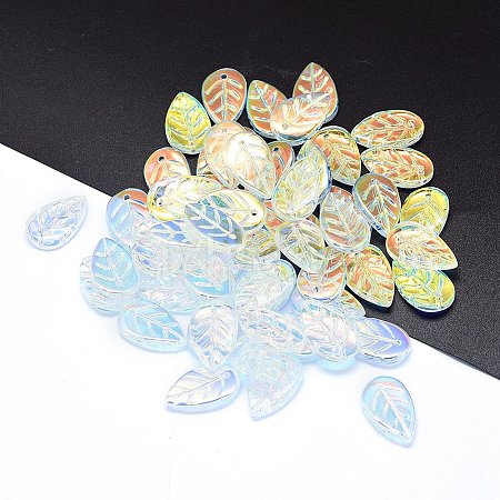 Transparent Glass Pendants LS-GLAA-H016-08H-11-1