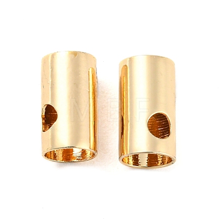 Rack Plating Brass Cord Ends KK-H449-11G-1
