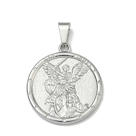 Religion Theme 304 Stainless Steel Pendants STAS-F336-06D-P-1