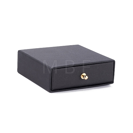 Square Paper Drawer Jewelry Set Box CON-C011-03A-01-1