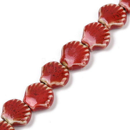 Handmade Porcelain Beads Strands PORC-Q002-01A-03-1