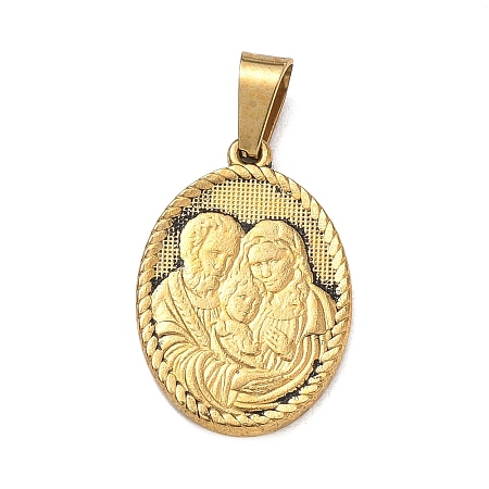 Religion 304 Stainless Steel Pendants STAS-H264-13G-AG-1