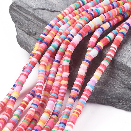 Handmade Polymer Clay Beads CLAY-R067-4.0mm-M1-1