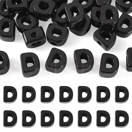 Acrylic European Beads OACR-TAC0013-14D-1