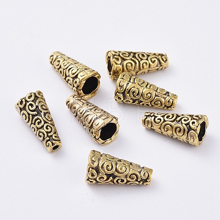 Tibetan Style Alloy Bead Cap TIBE-L003-005AG-NF-1