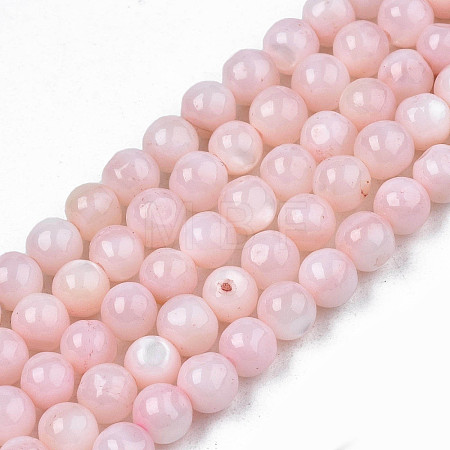 Natural Freshwater Shell Beads Strands X-SHEL-N003-24-B09-1
