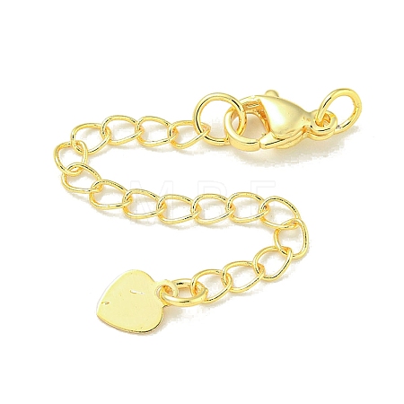 Rack Plating Brass Chain Extender X-FIND-T071-14G-1