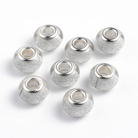Large Hole Resin European Beads OPDL-R118-09B-1