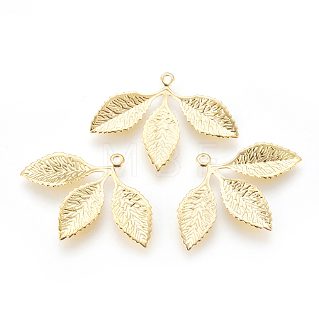 Rack Plating Brass Pendants KK-F752-09G-1