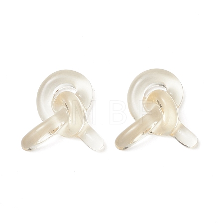 Transparent Resin Cabochons RESI-F036-01A-1