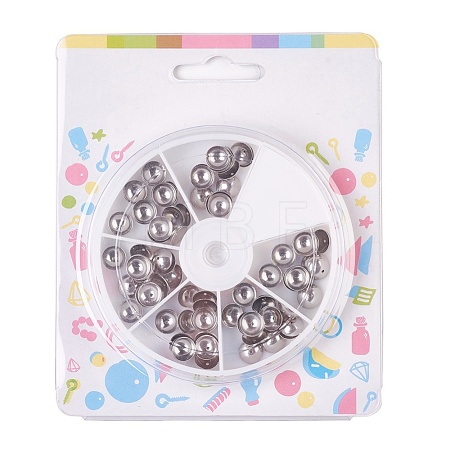 Tarnish Resistant 304 Stainless Steel Bead Caps STAS-JP0004-09P-1