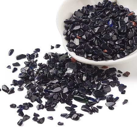 Synthetic Blue Goldstone  Beads LS-X-G-O103-25-1
