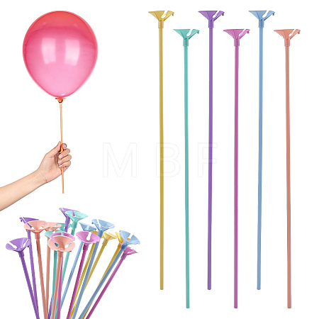 100 Bags Plastic Balloon Clips Holders DIY-WR0005-66A-1