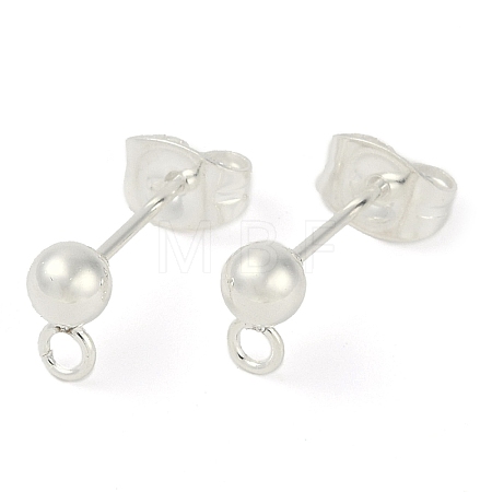 304 Stainless Steel Stud Earring Findings STAS-P148-07S-1