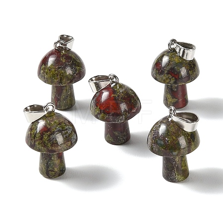Natural Dragon Blood Pendants GG-CBAA0EE-05P-03-1