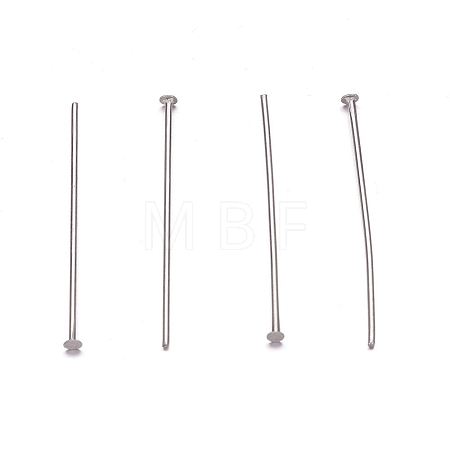Tarnish Resistant 304 Stainless Steel Flat Head Pins STAS-H358-06C-1