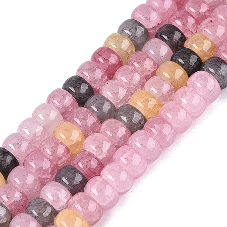 Ombre Effect Dyed Glass Beads Strands GLAA-Q106-05A-A14-1