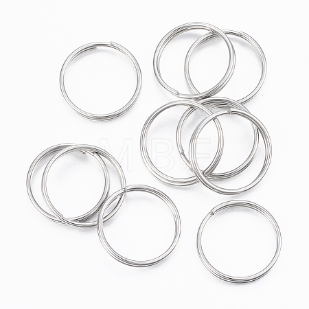 Tarnish Resistant 304 Stainless Steel Split Rings STAS-H413-07P-E-1