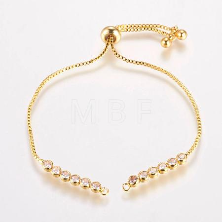 Brass Chain Bracelet Making MAK-P007-03-03G-1