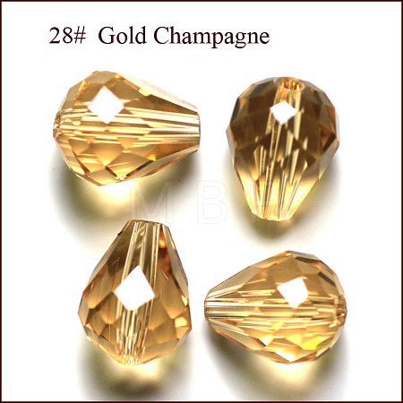 Imitation Austrian Crystal Beads SWAR-F062-12x10mm-28-1