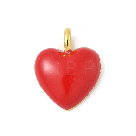Brass Enamel Pendants KK-Z107-03G-1