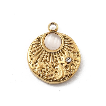Natural Stone Pendants STAS-D300-02G-05-1